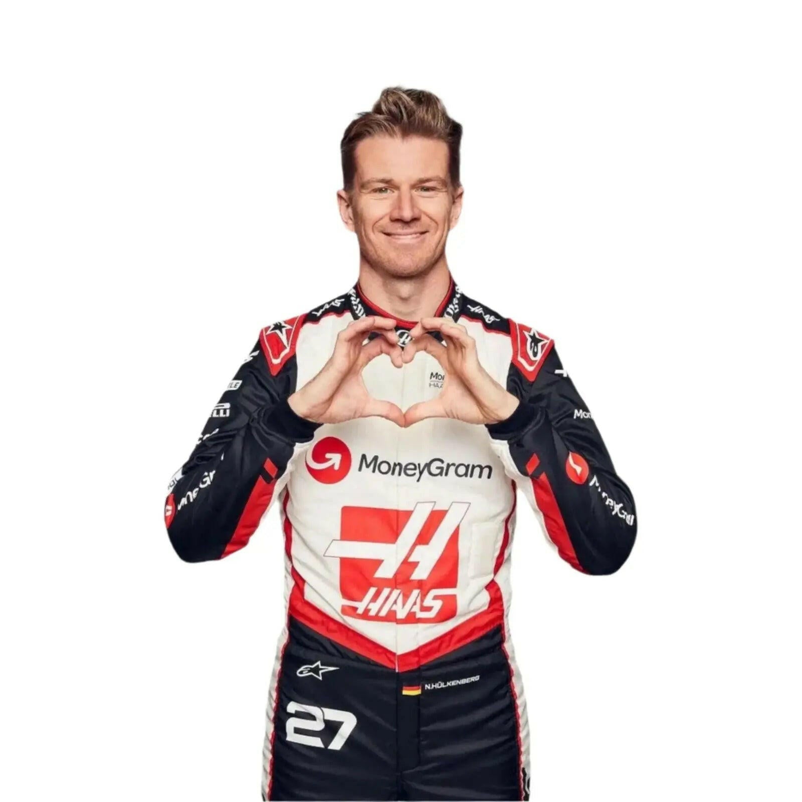2024 Kevin Magnussen Nico Hulkenberg Haas F1 Team Race Suit - Ex Race Gear