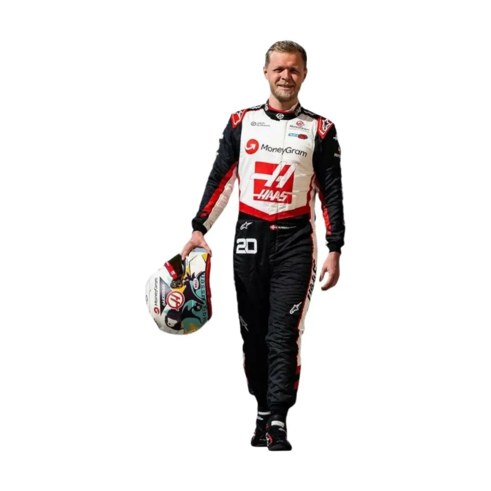 2024 Kevin Magnussen Nico Hulkenberg Haas F1 Team Race Suit - Ex Race Gear