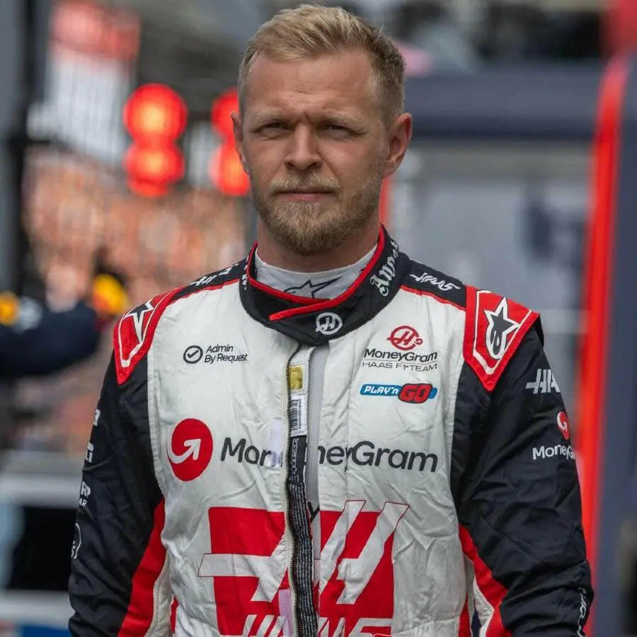 2024 Kevin Magnussen Replica Race Suit | Haas F1 Team Merchandise - Speedxcrafts