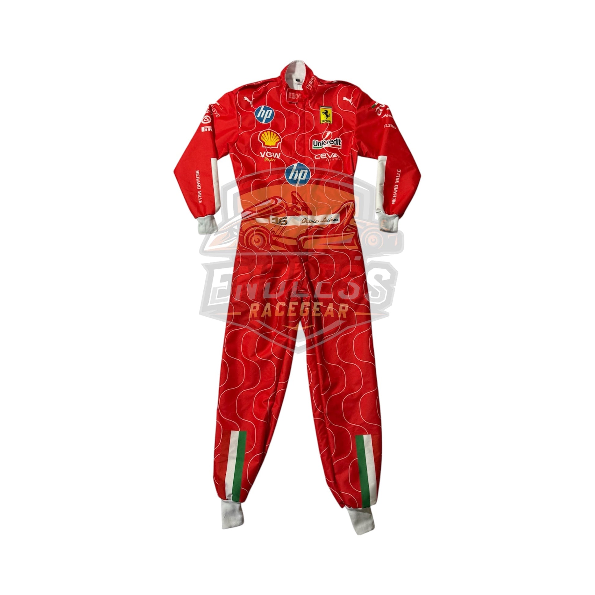 2025 Scuderia Ferrari HP F1 Team Monza GP Replica Race Suit Endless Racegear