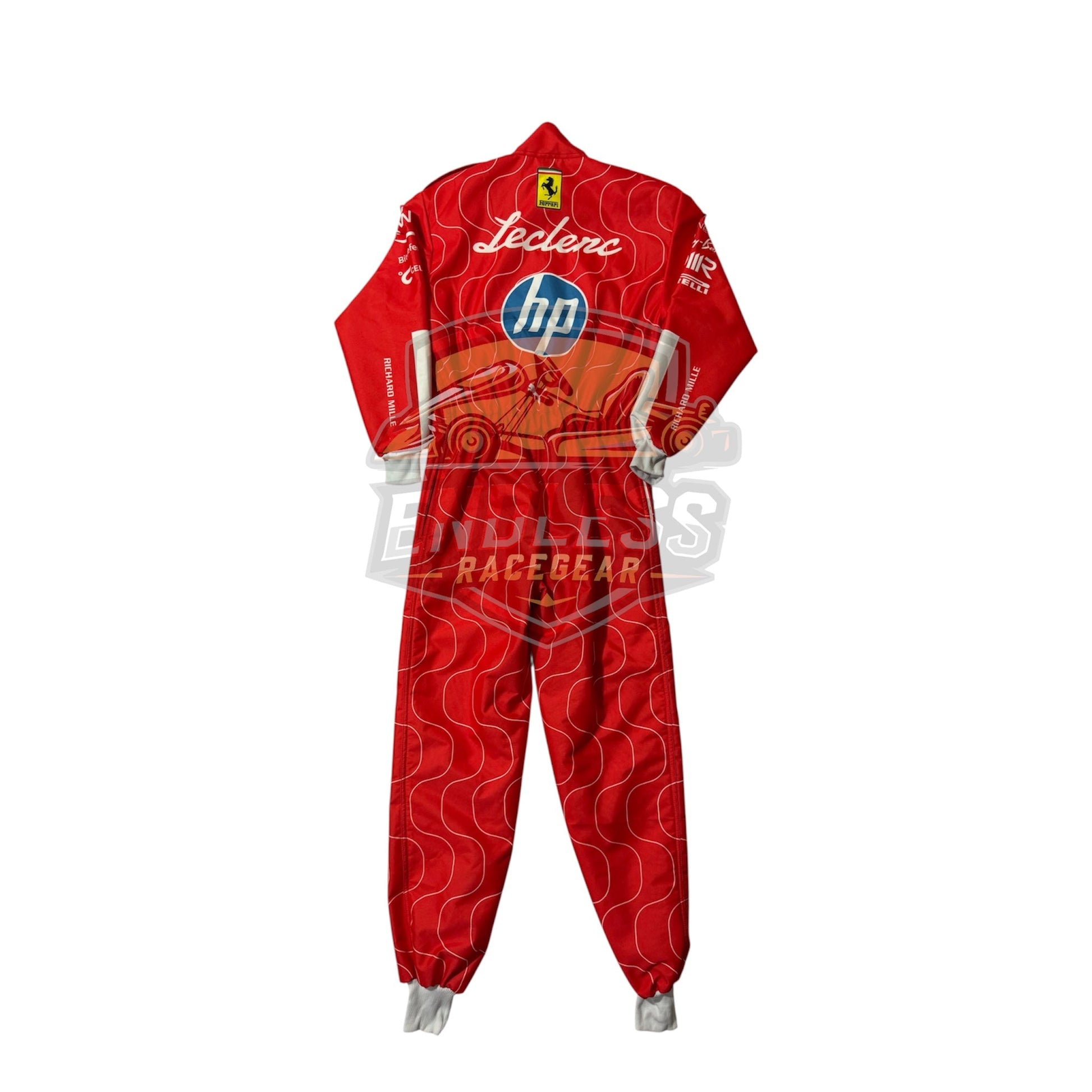 2025 Scuderia Ferrari HP F1 Team Monza GP Replica Race Suit Endless Racegear
