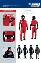 001142 Sparco Super Light Race Suit Fireproof FIA Approved Race Rally Motorsport Sparco