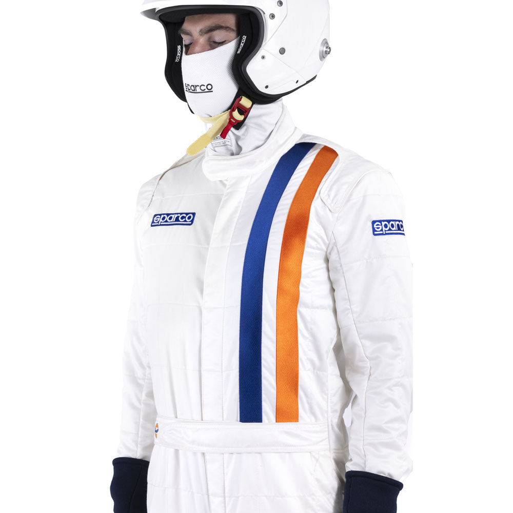 Sparco Gulf Racing Driver Suit Classic Retro 2-Layer Overalls Fireproof FIA Spec Sparco