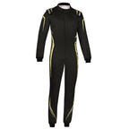 Sparco Prime Race Suit Black Yellow colourway Endless Racegear