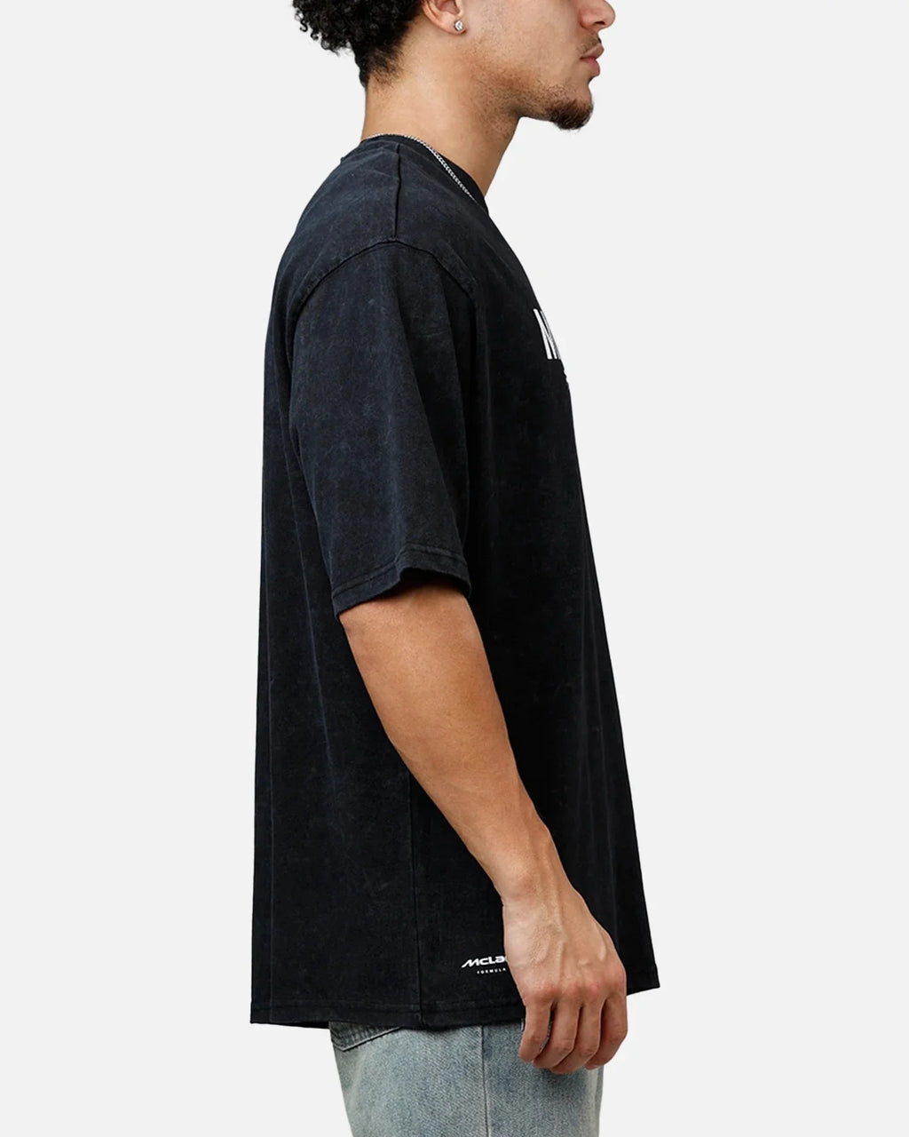 McLaren F1 x New Era Washed Logo T-Shirt - Stone/Black Endless Racegear