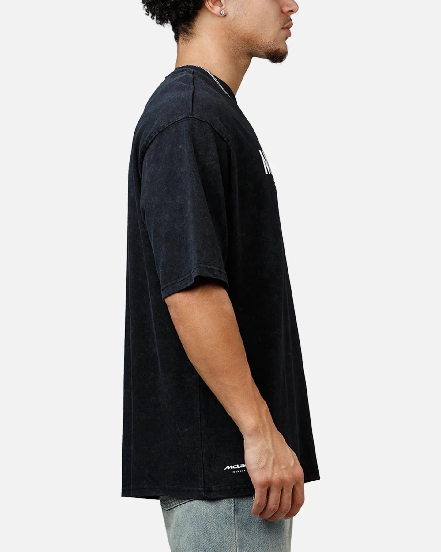 McLaren F1 x New Era Washed Logo T-Shirt - Stone/Black Endless Racegear
