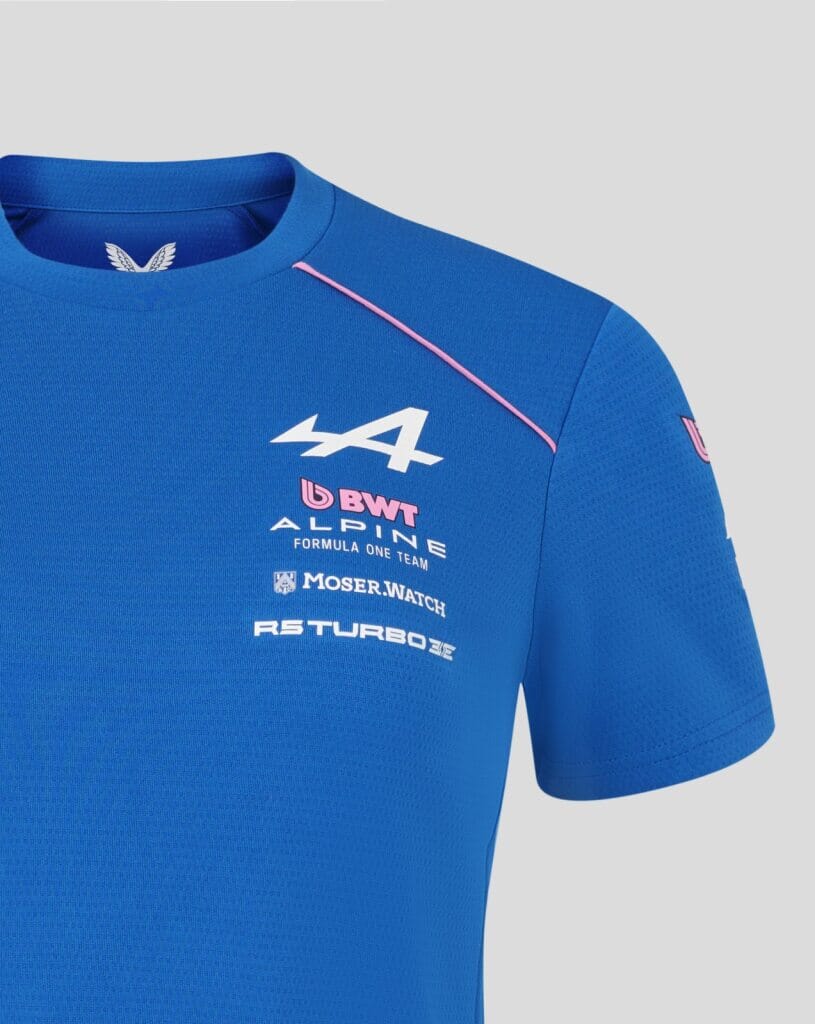 Alpine Racing F1 2026 Women's Team Set Up T-Shirt - Lapis Blue Alpine