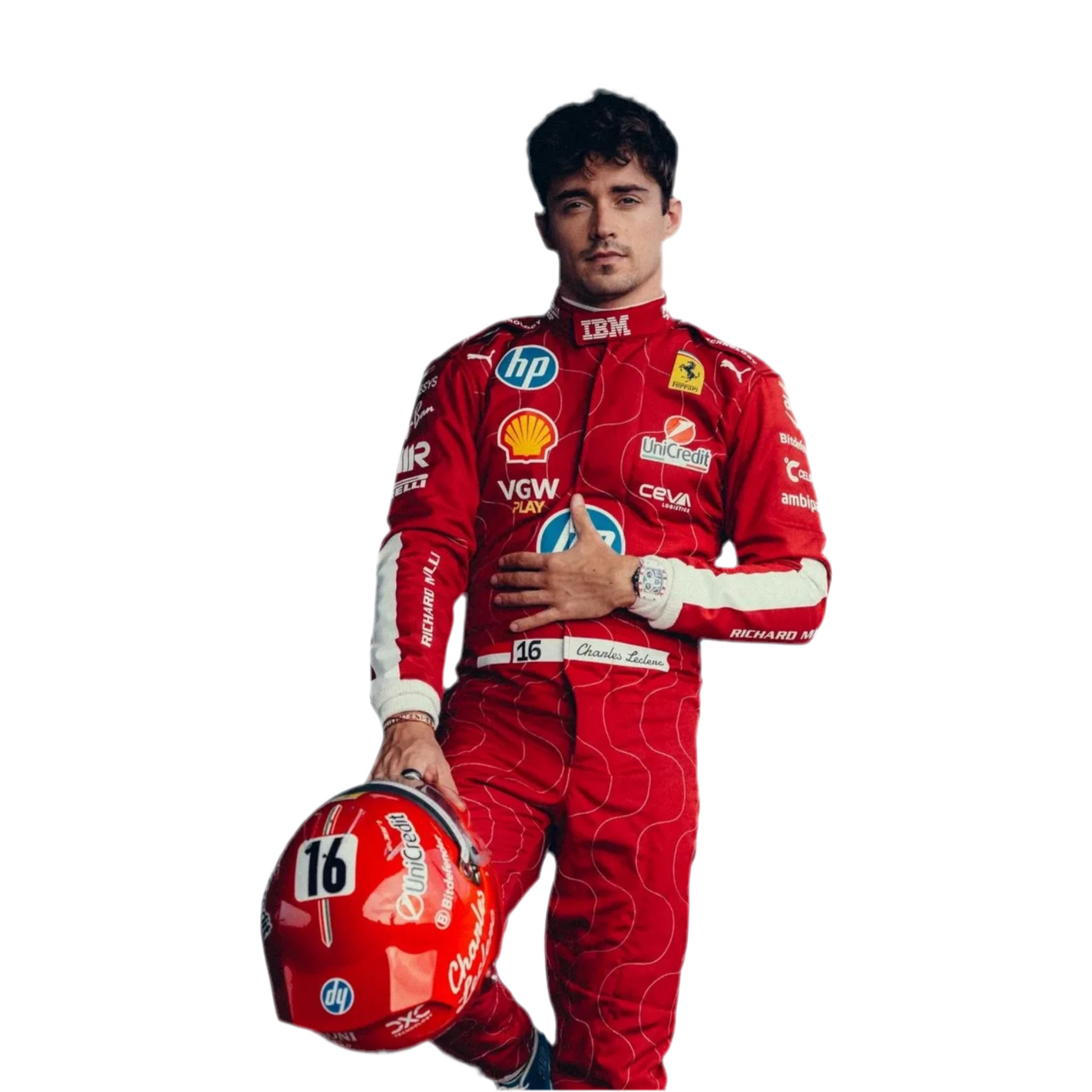 2025 Scuderia Ferrari HP F1 Team Monza GP Race Suit My Store