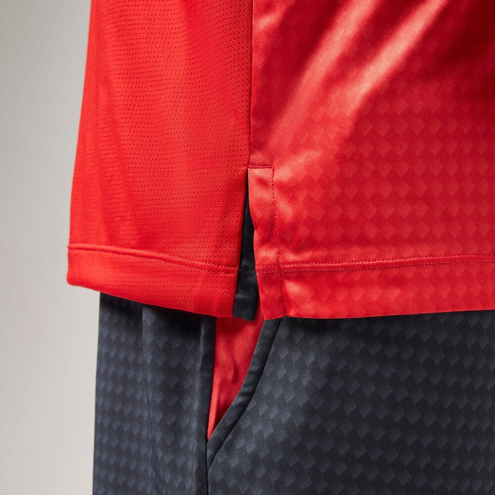 Ducati x Macron Men's Padel T-Shirt - Red/Black Endless Racegear