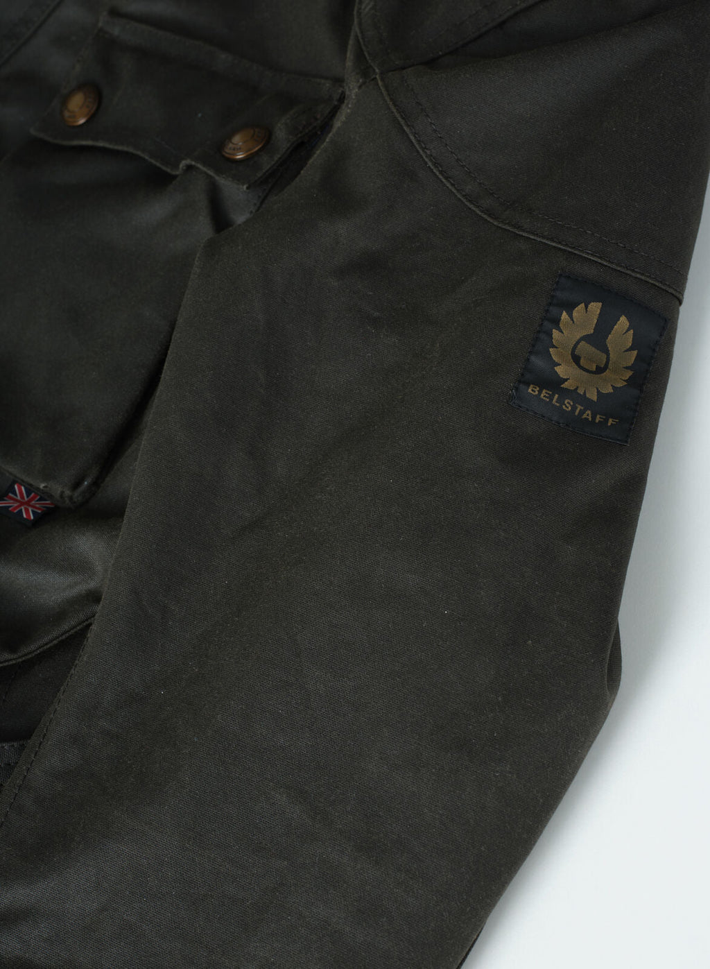 Belstaff Trialmaster Ultracore Waxed Cotton Jacket -  Olive