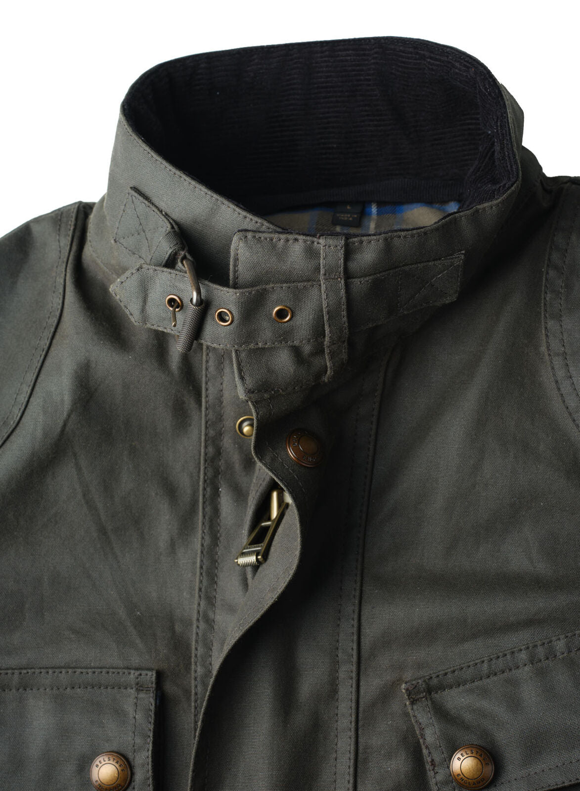 Belstaff Trialmaster Ultracore Waxed Cotton Jacket -  Olive