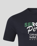 Red Bull Racing F1 Sergio "Checo" Perez Flag T-Shirt - White/Navy Red Bull Racing
