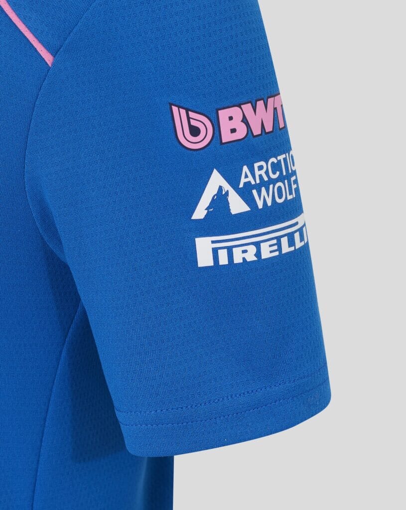 Alpine Racing F1 2026 Kids Team Set Up T-Shirt - Youth Lapis Blue Alpine