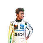 2025  Lando Norris McLaren Google Gemini F1 Team Racing Suit Endless Racegear