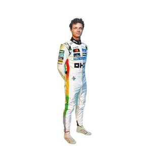 2025 Lando Norris McLaren Google Gemini F1 Team Racing Suit Endless Racegear