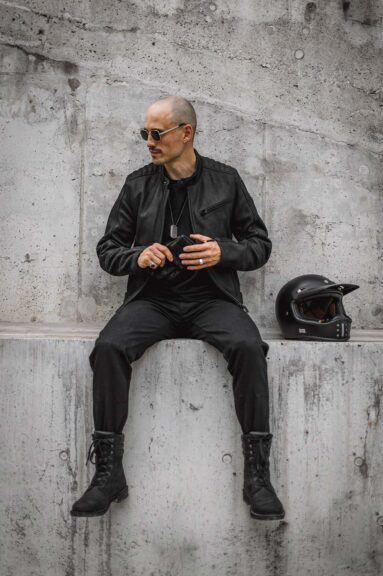 TATAMI LT 01 – Men’s Leather Motorcycle Jacket Pando Moto
