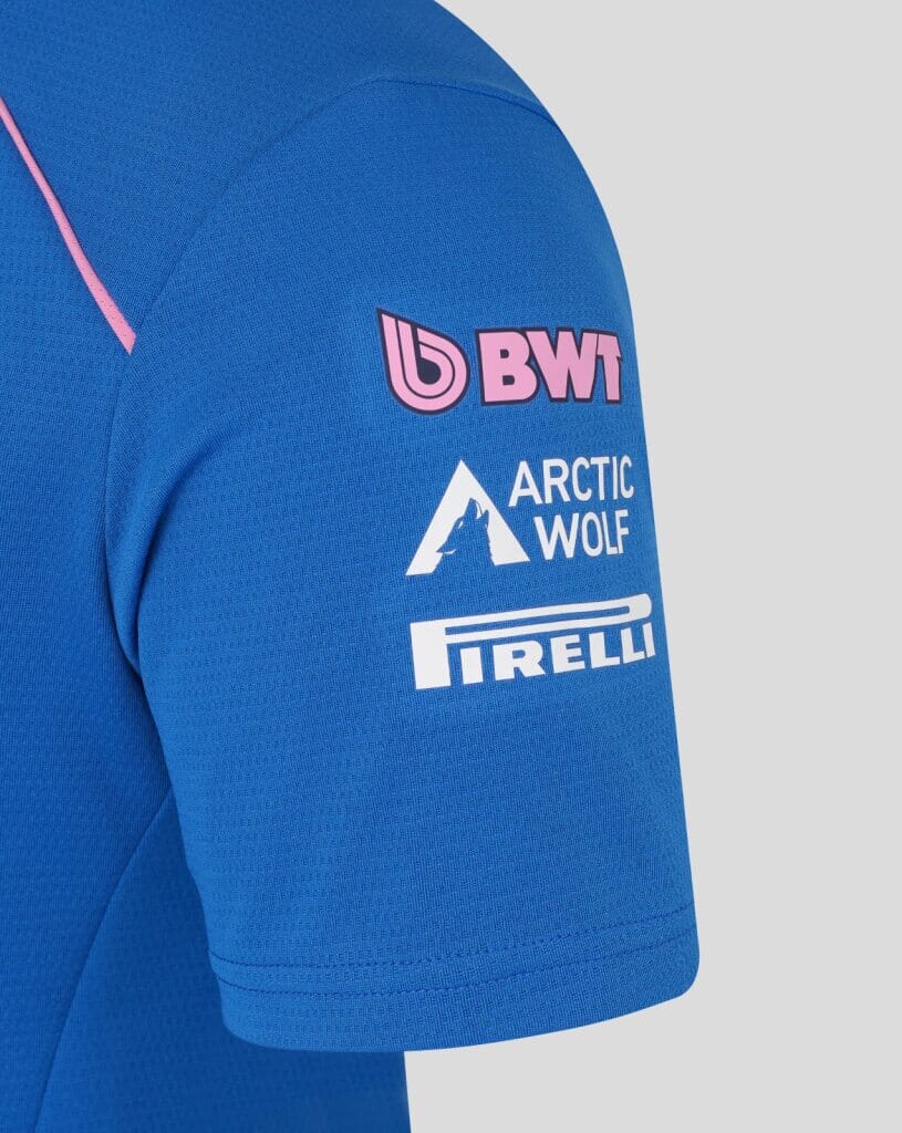 Alpine Racing F1 2026 Men's Team Set Up T-Shirt - Lapis Blue Alpine