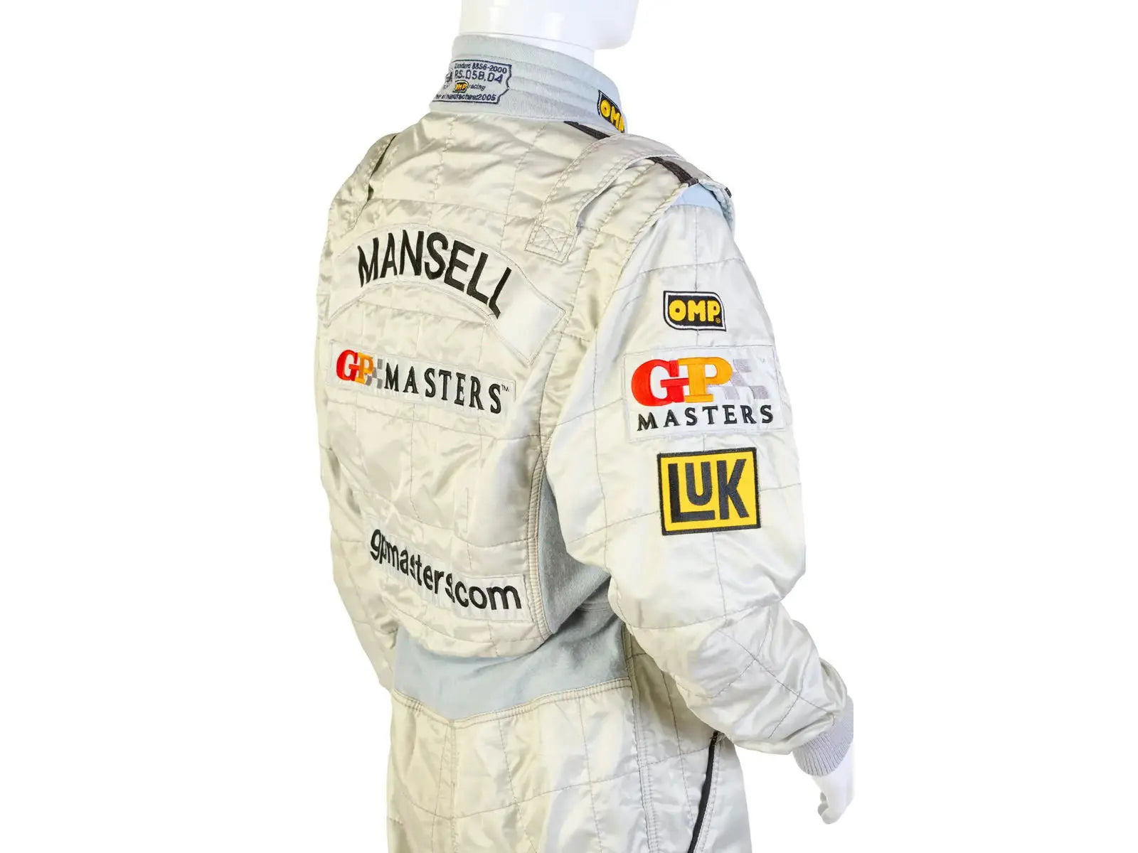 2006 OMP GP Masters Nigel Mansell Embroidered Race Suit Endless Racegear