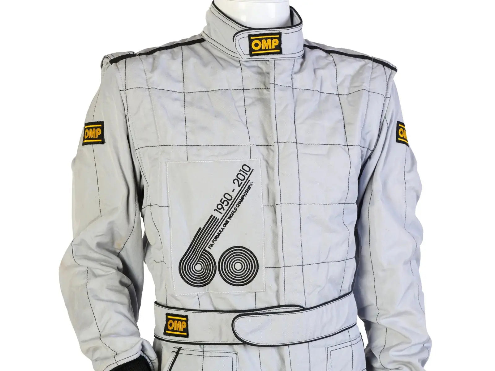 2010 Nigel Mansell Formula 1 50th Anniversary Bahrain Grand Prix Demonstration Embroidered Race Suit Endless Racegear