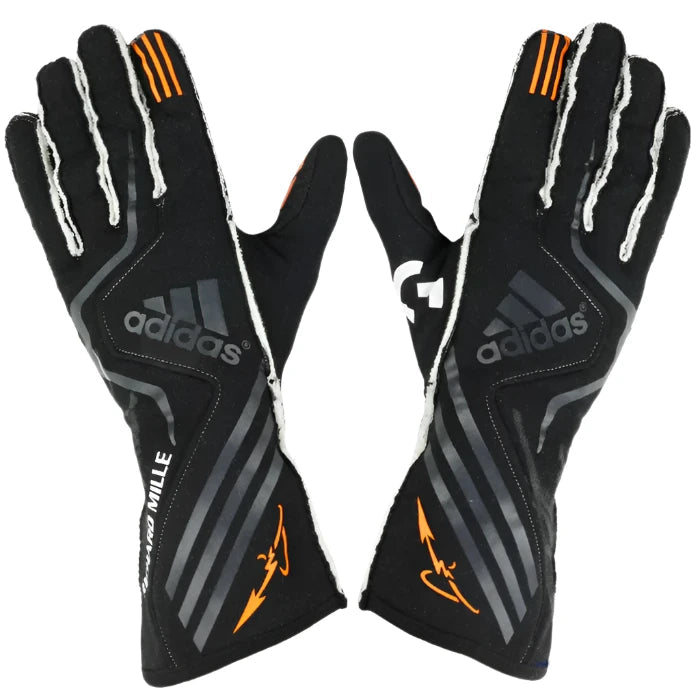 2017 Fernando Alonso McLaren Honda Adidas F1 Gloves front view Endless Racegear