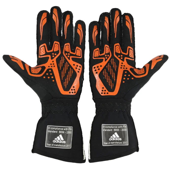 2017 Fernando Alonso McLaren Honda Adidas F1 Gloves palm view Endless Racegear