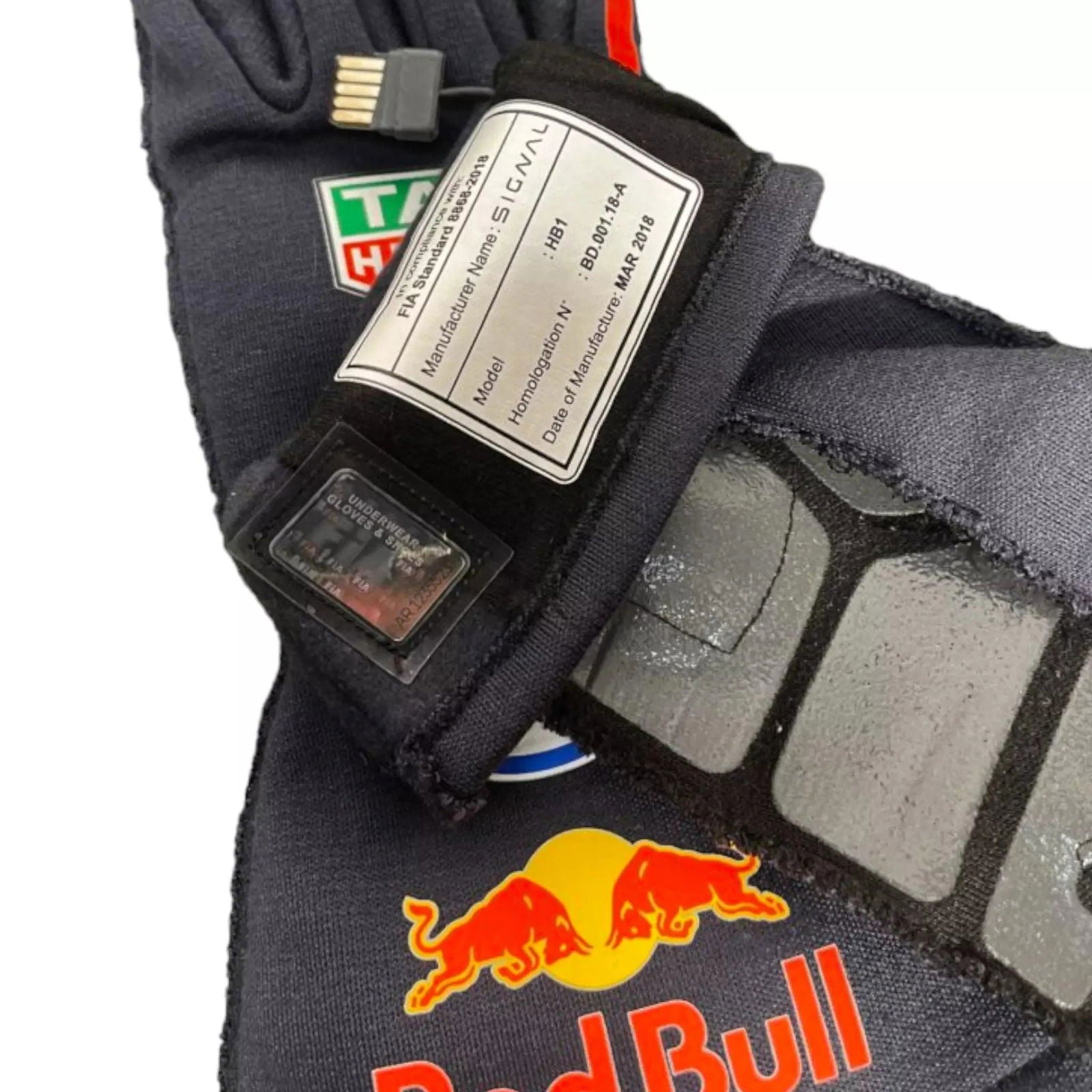 2018 Max Verstappen Race Gloves - Exracegear