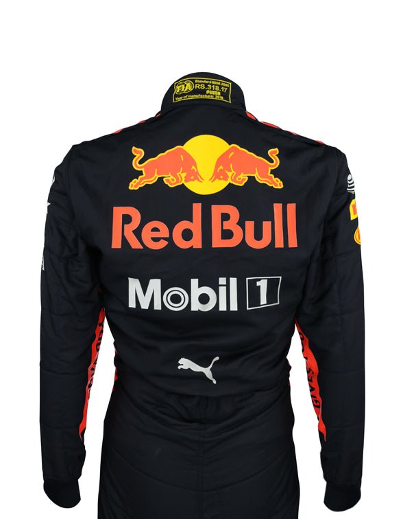 2018 Max Verstappen Red Bull Racing Suit sponsor detail Endless Racegear