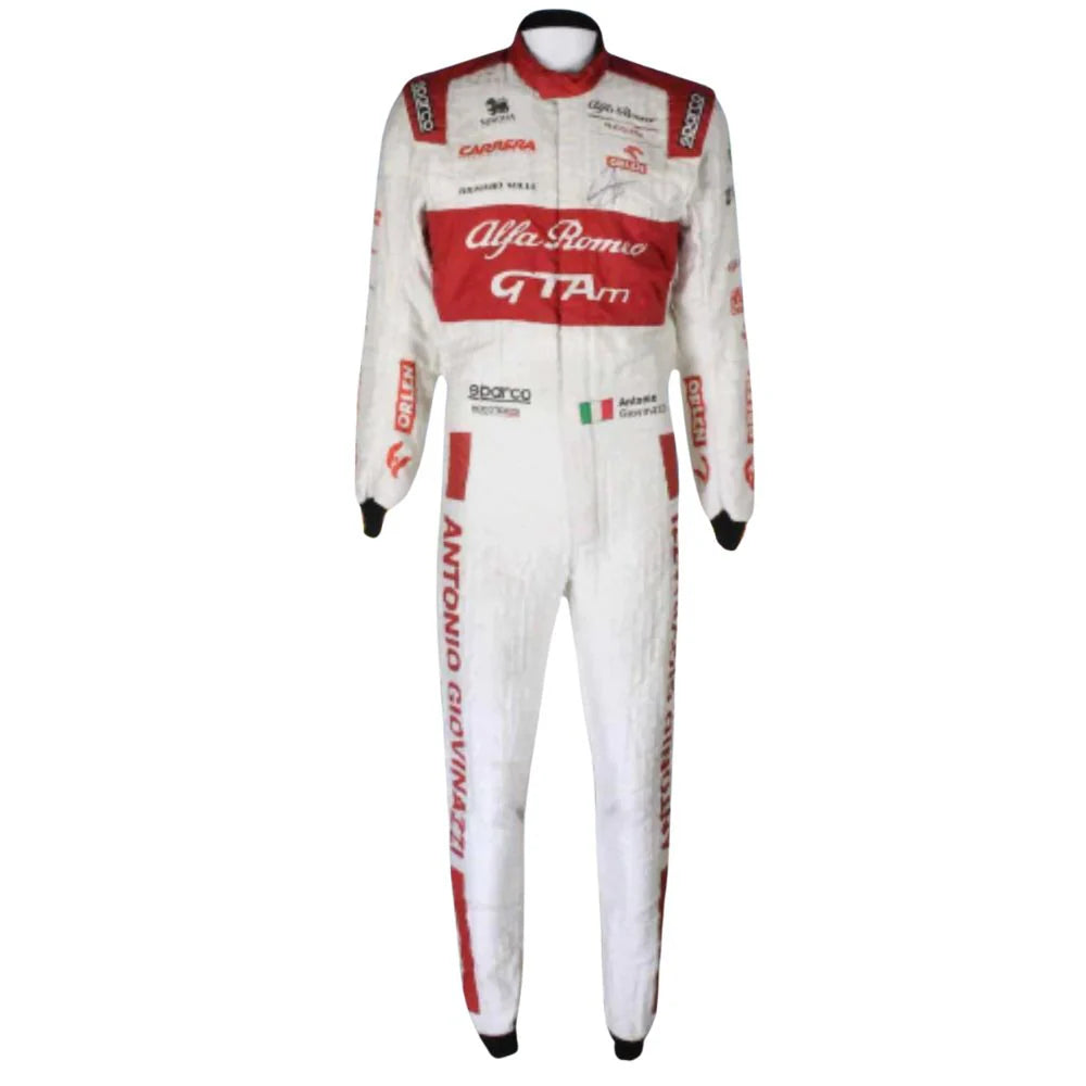 2020  Antonio Giovinazzi Alfa Romeo F1 Race Suit Ex Race Gear
