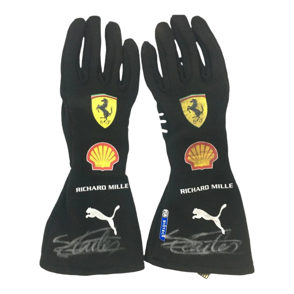 2021 Charles Leclerc Ferrari Monaco GP F1 gloves - Ex Race Gear