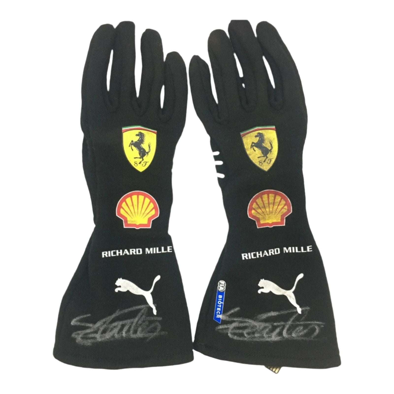 2021 Charles Leclerc Ferrari Monaco GP F1 gloves - Ex Race Gear