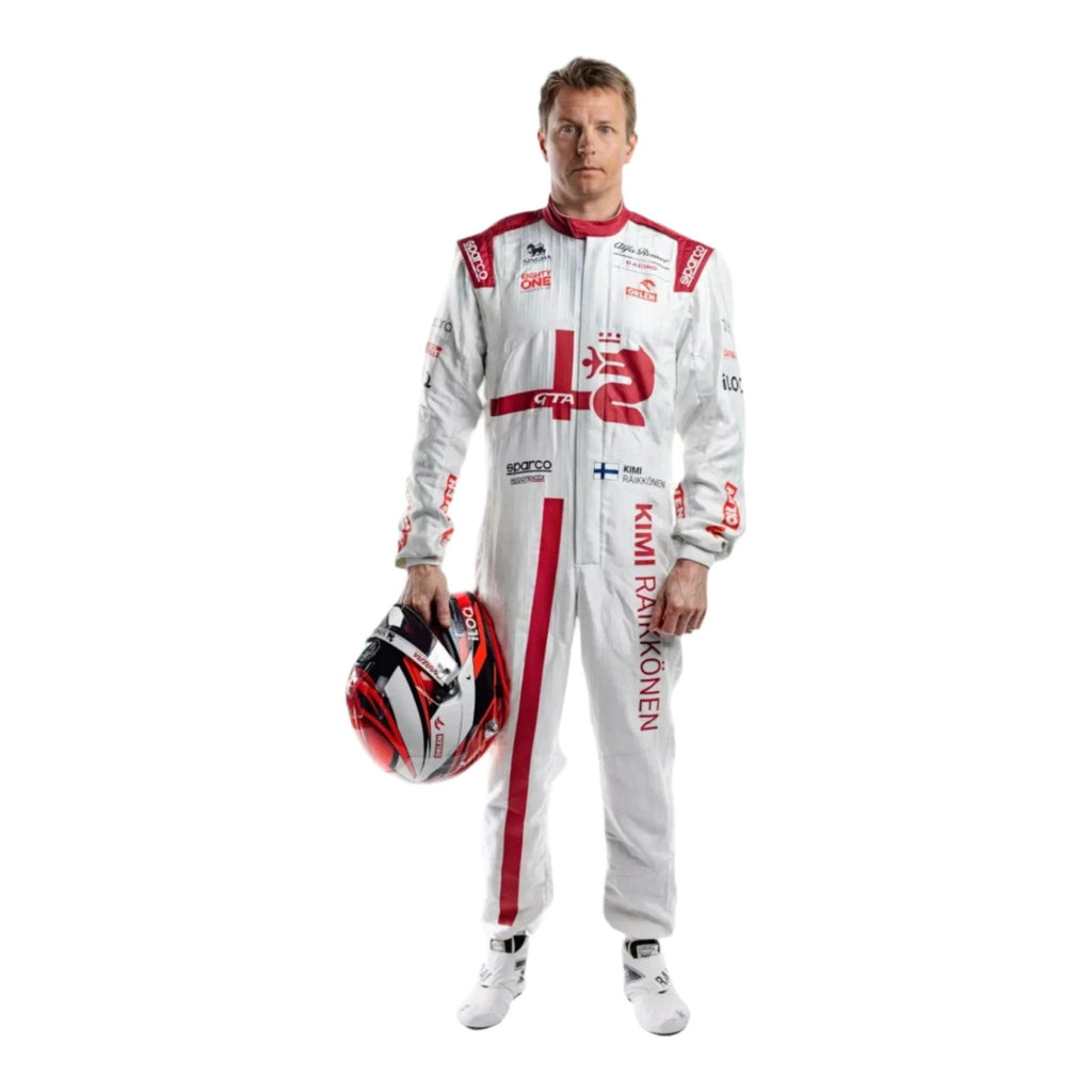 2021 Kimi Räikkönen Alfa Romeo F1 Team Race Suit Ex Race Gear