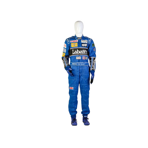 2022 Goodwood Festival of Speed Nigel Mansell Embroidered Race Suit – Championship Season Endless Racegear