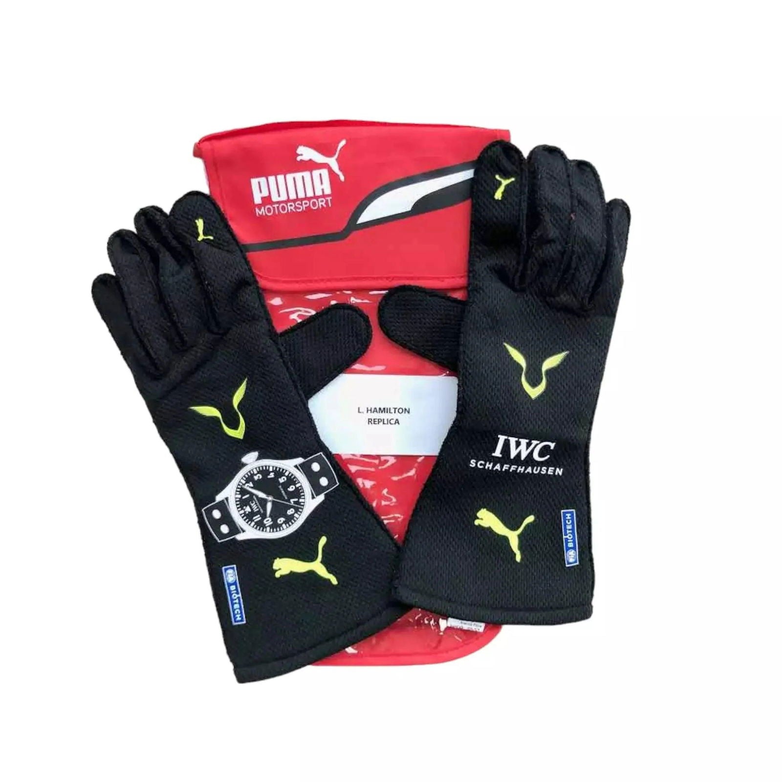 rennfahrer handschuhe puma 2022 Lewis Hamilton F1 Rennhandschuhe