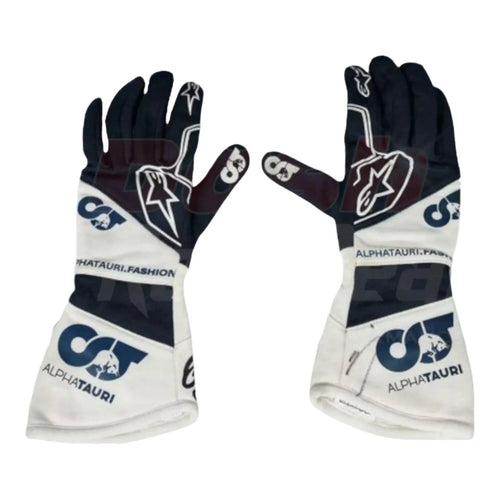 2022 Yuki Tsunoda Scuderia AlphaTauri F1 Race gloves - Ex Race Gear