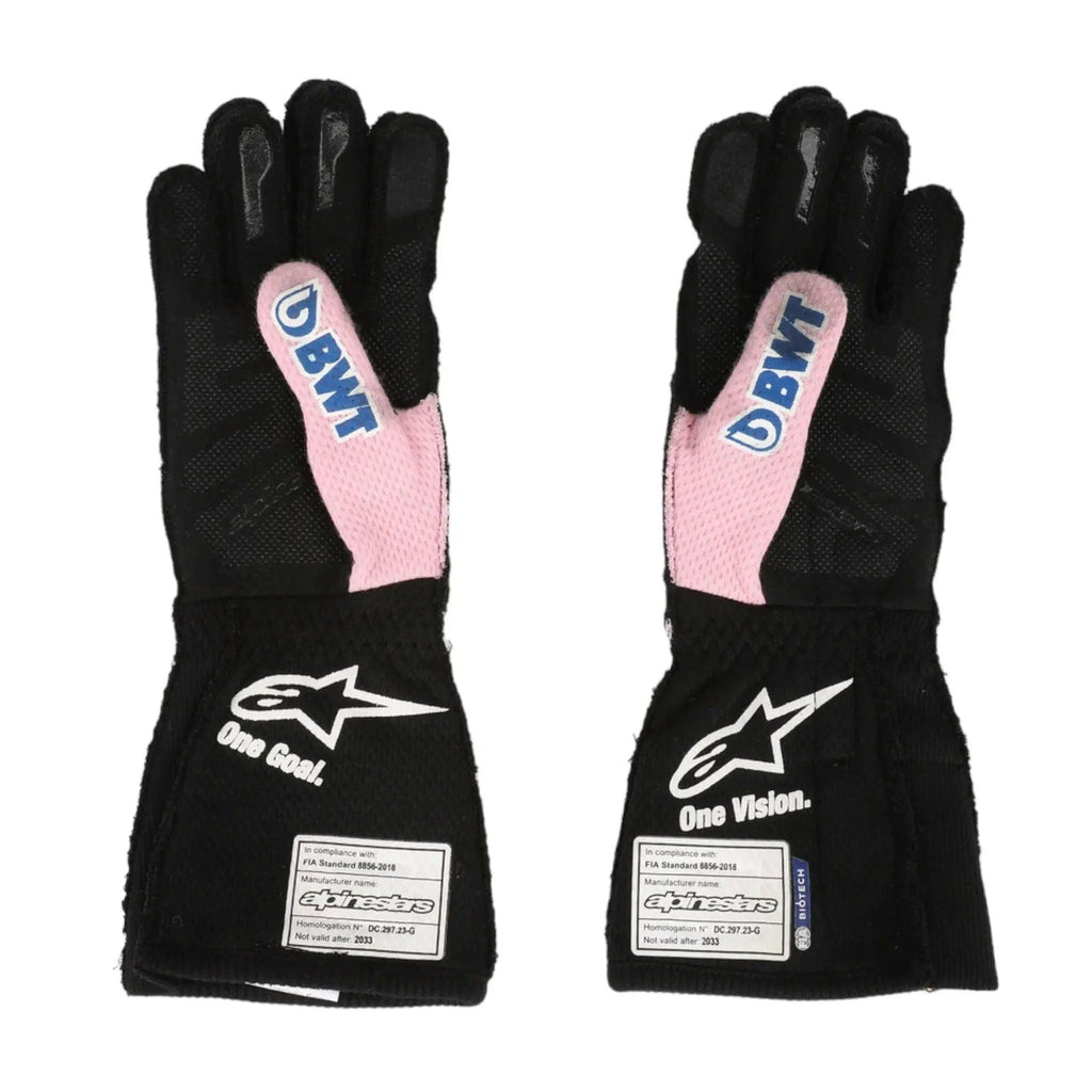 2023 ESTEBAN OCON WEEKEND WORN RACE GLOVES - MIAMI GP - Ex Race Gear