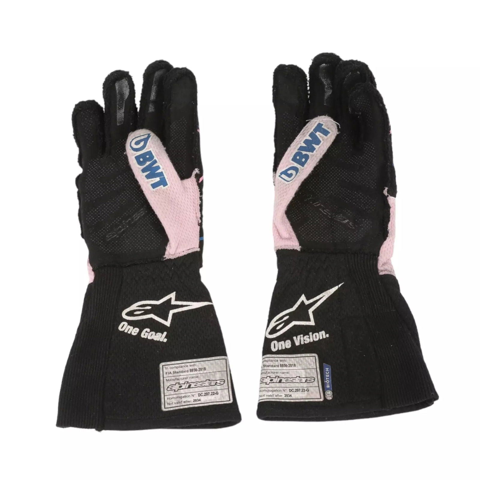 2023 PIERRE GASLY RACE  GLOVES- MIAMI GP - Ex Race Gear