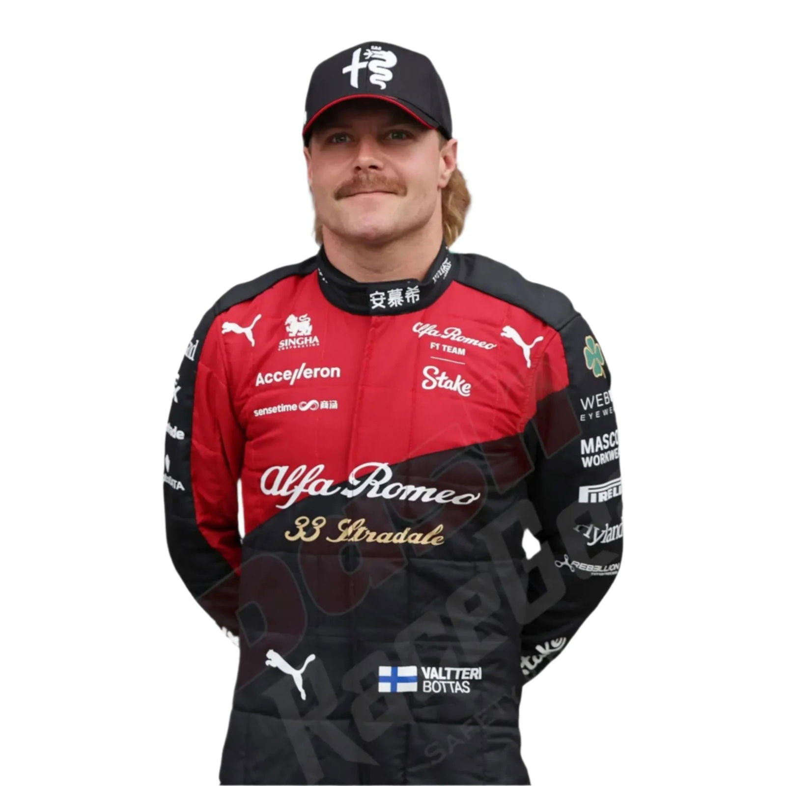 2023 VALTTERI BOTTAS ALFA ROMEO RACE SUIT - ITALIAN GP Ex Race Gear