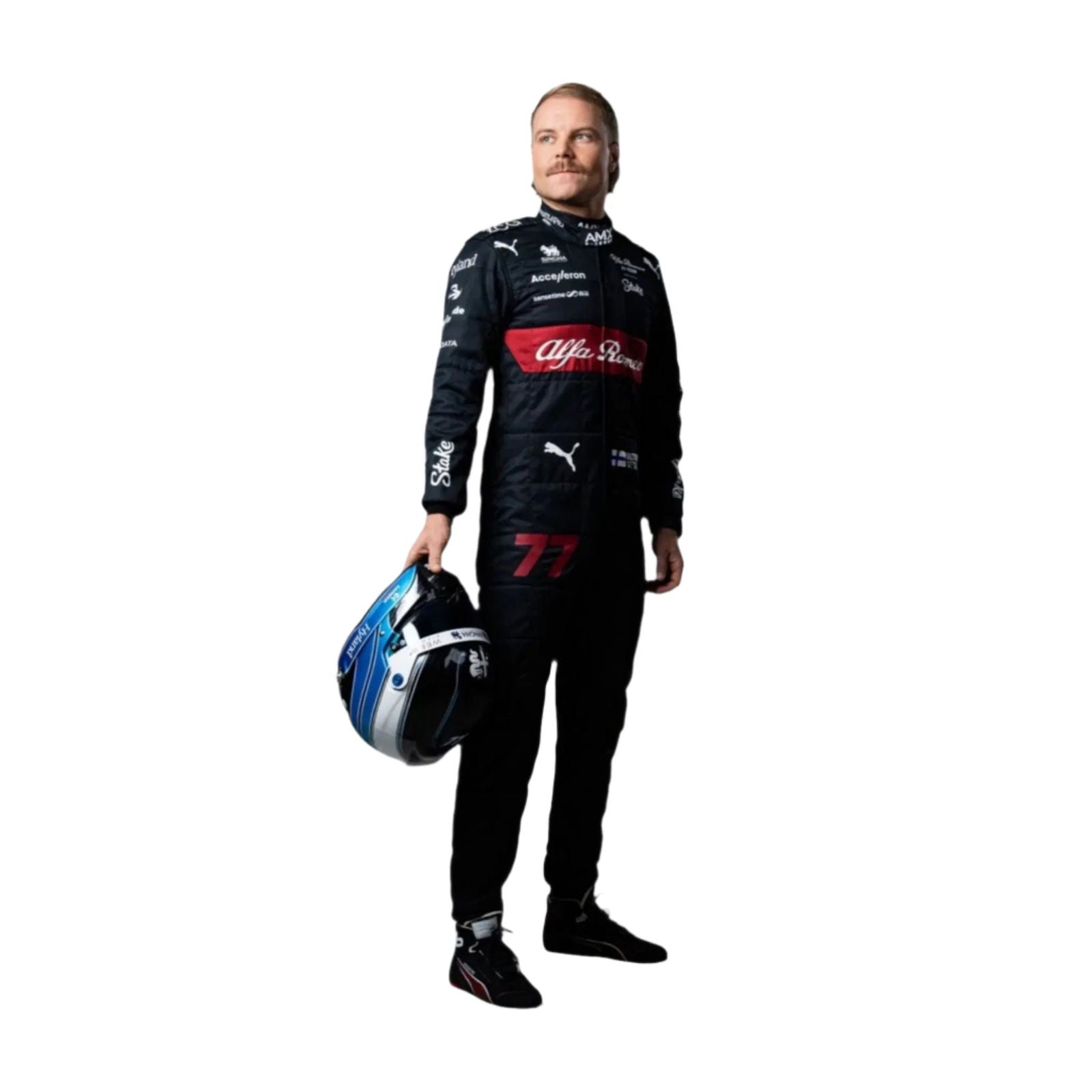 2023 Valtteri Bottas Alfa Romeo F1 Race Suit Ex Race Gear