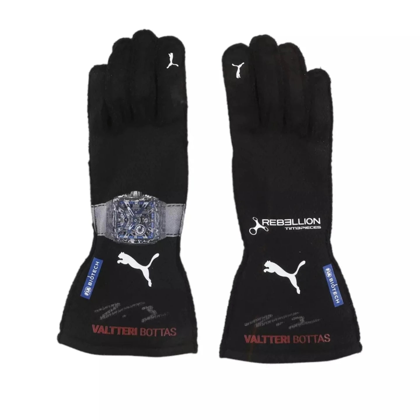 2023 Valtteri Bottas Replica Alfa Romeo F1 Race Gloves - Ex Race Gear