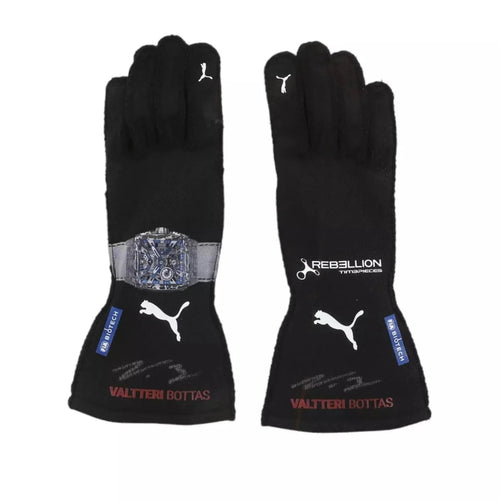 2023 Valtteri Bottas Replica Alfa Romeo F1 Race Gloves - Ex Race Gear
