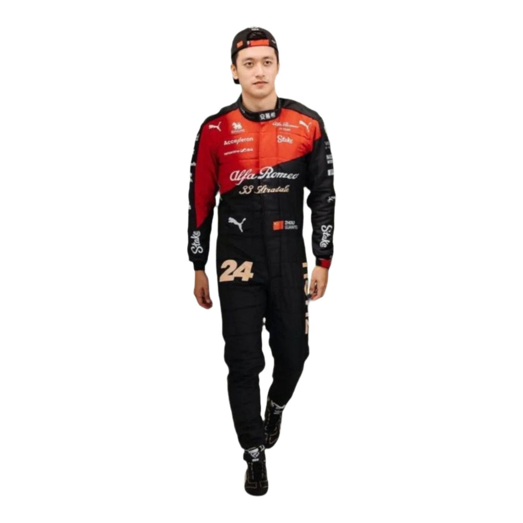 2023 Zhou Guanyu Alfa Romeo F1 Race Suit Ex Race Gear