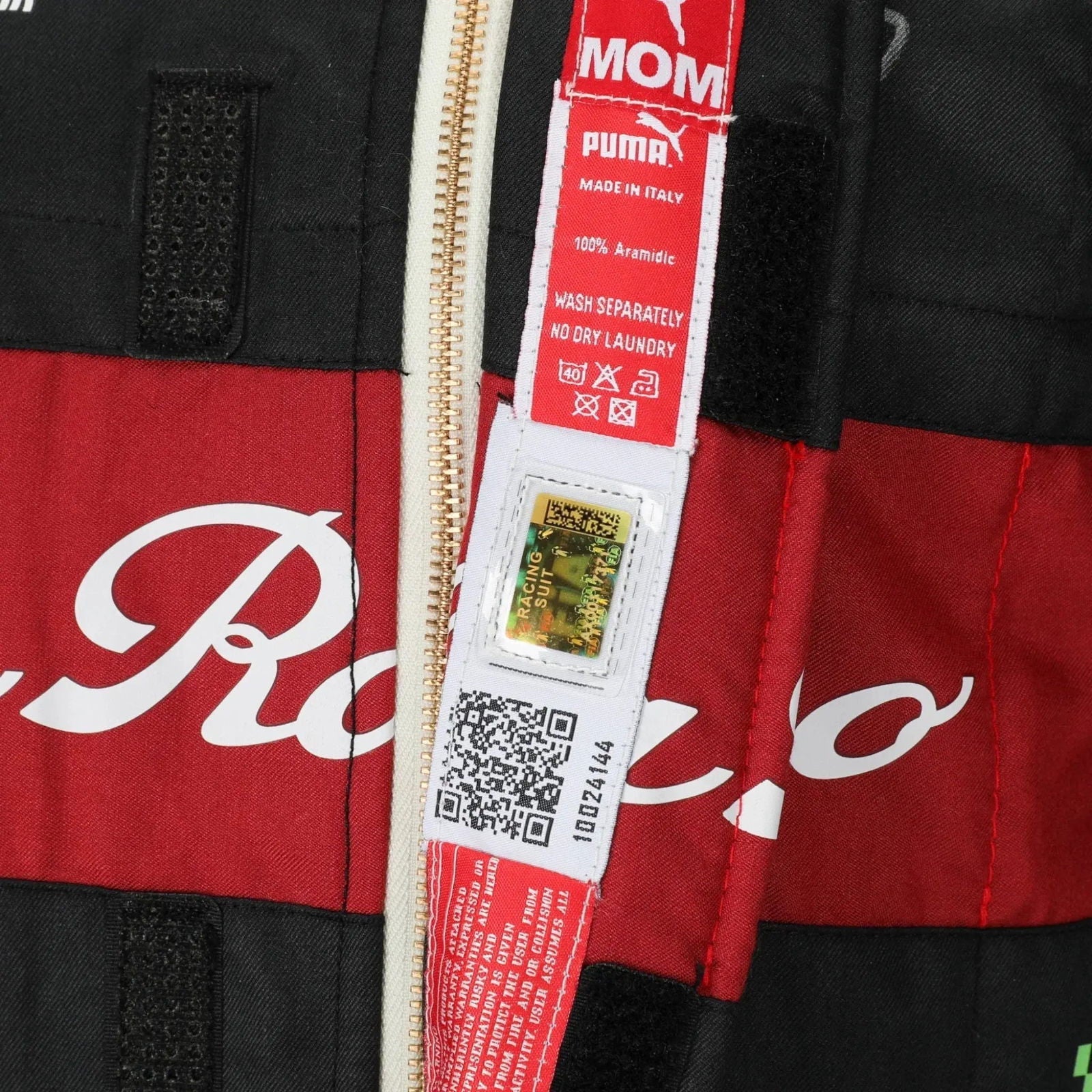 2023 Zhou Guanyu Alfa Romeo F1 Team Racing Suit– Belgian GP Ex Race Gear
