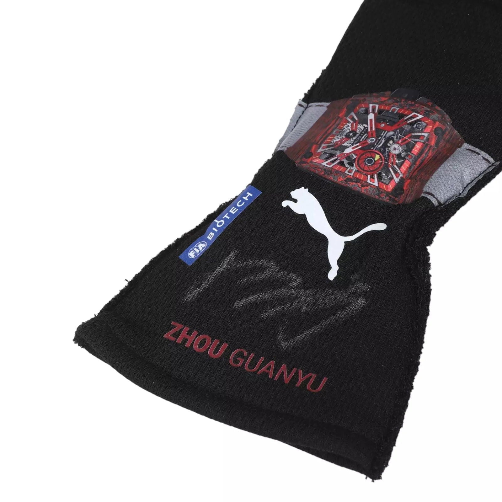 2023 Zhou Guanyu Replica Alfa Romeo F1 Race Gloves - Ex Race Gear