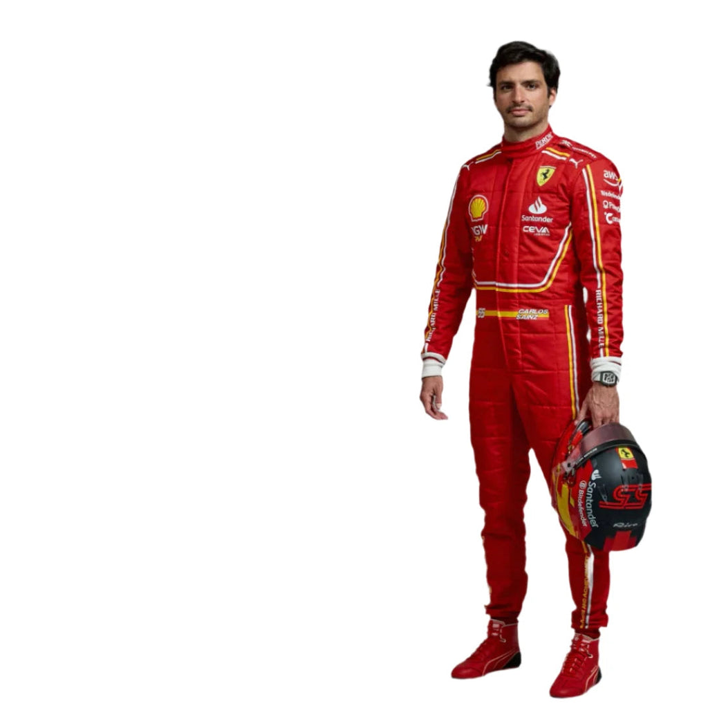 2024 Carlos Sainz Jr. Replica Race Suit | Scuderia Ferrari F1 Team - Ex Race Gear