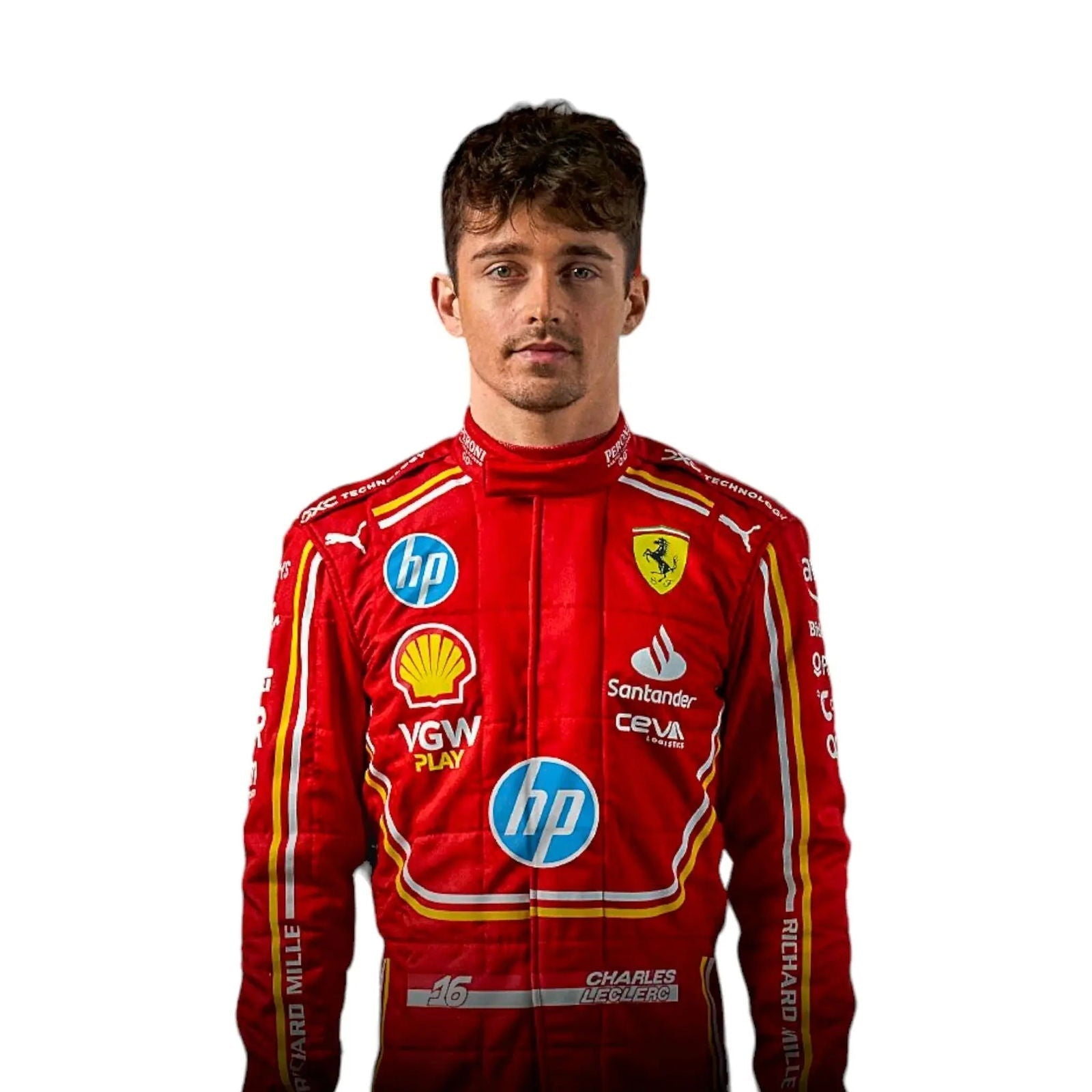 2024 Charles Leclerc Replica Race Suit | Scuderia Ferrari HP - Ex Race Gear