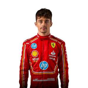 2024 Charles Leclerc Replica Race Suit | Scuderia Ferrari HP - Ex Race Gear