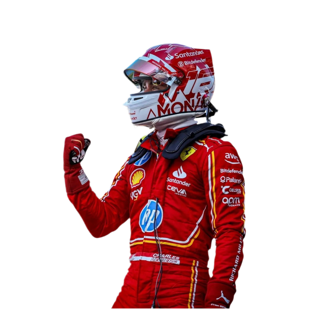 2024 Charles Leclerc Replica Race Suit Scuderia Ferrari HP Ex Race Gear