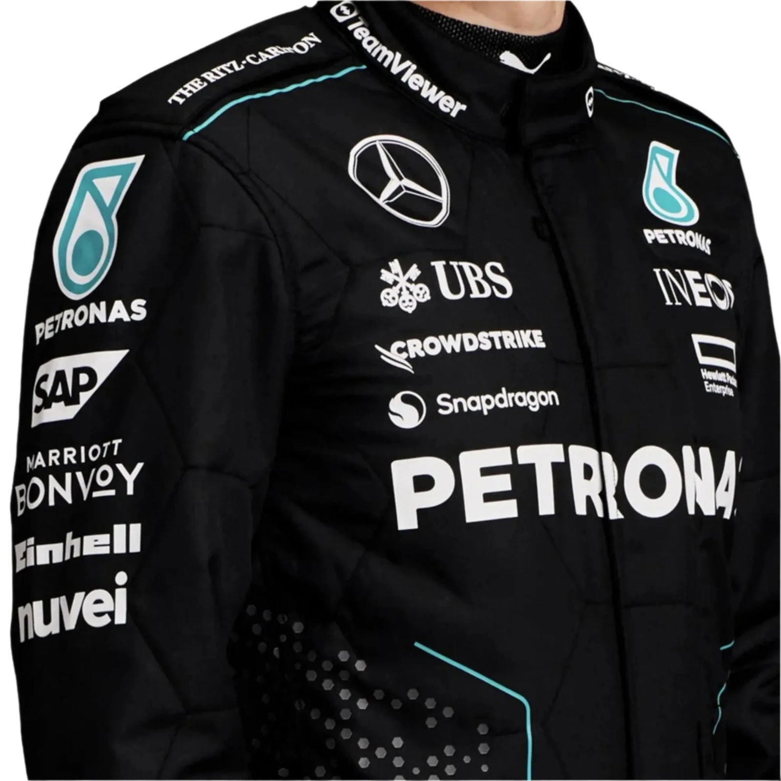 2024 George Russell Replica Race Suit | Mercedes AMG F1 Team Gear - Ex Race Gear
