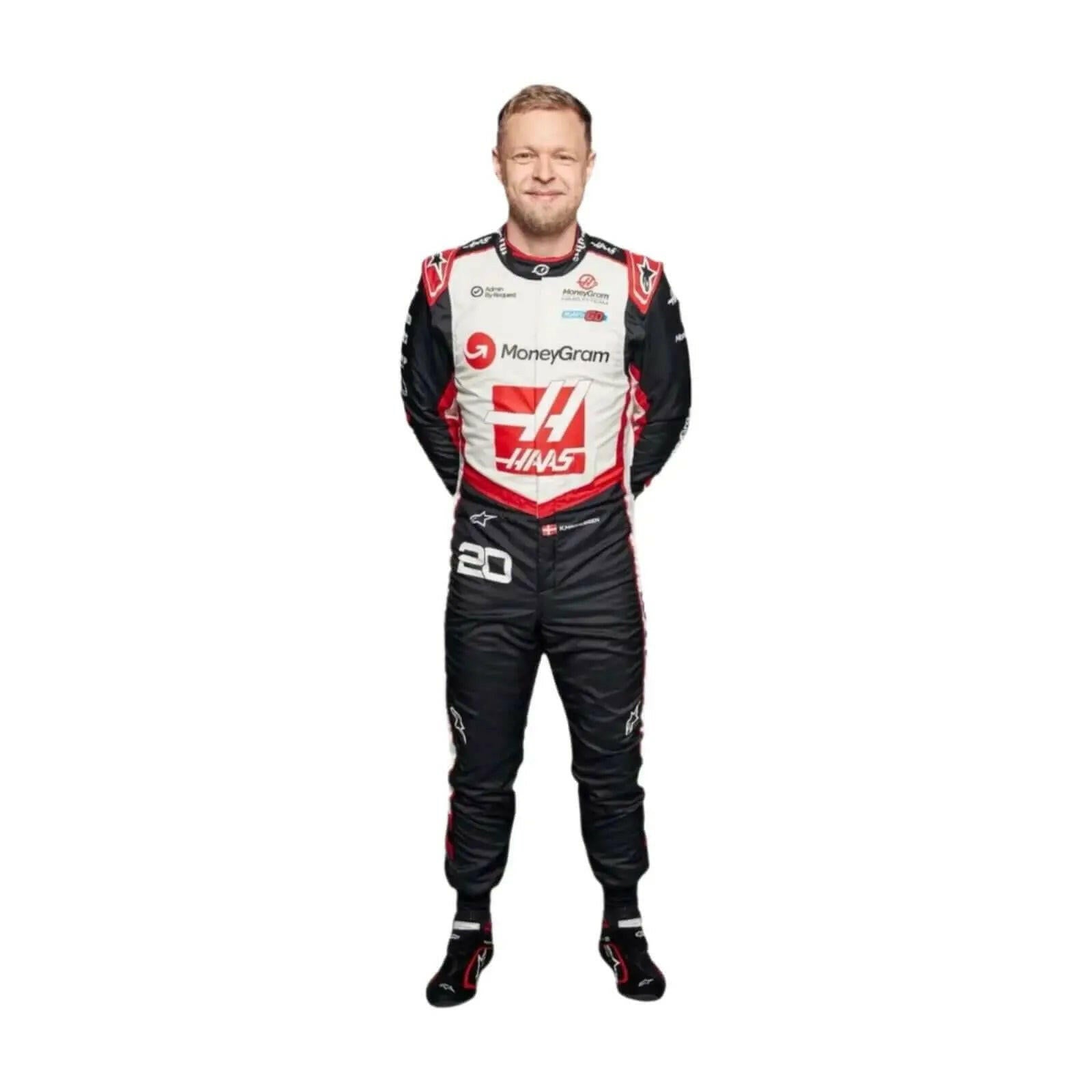 2024 Kevin Magnussen Nico Hulkenberg Haas F1 Team Race Suit - Ex Race Gear