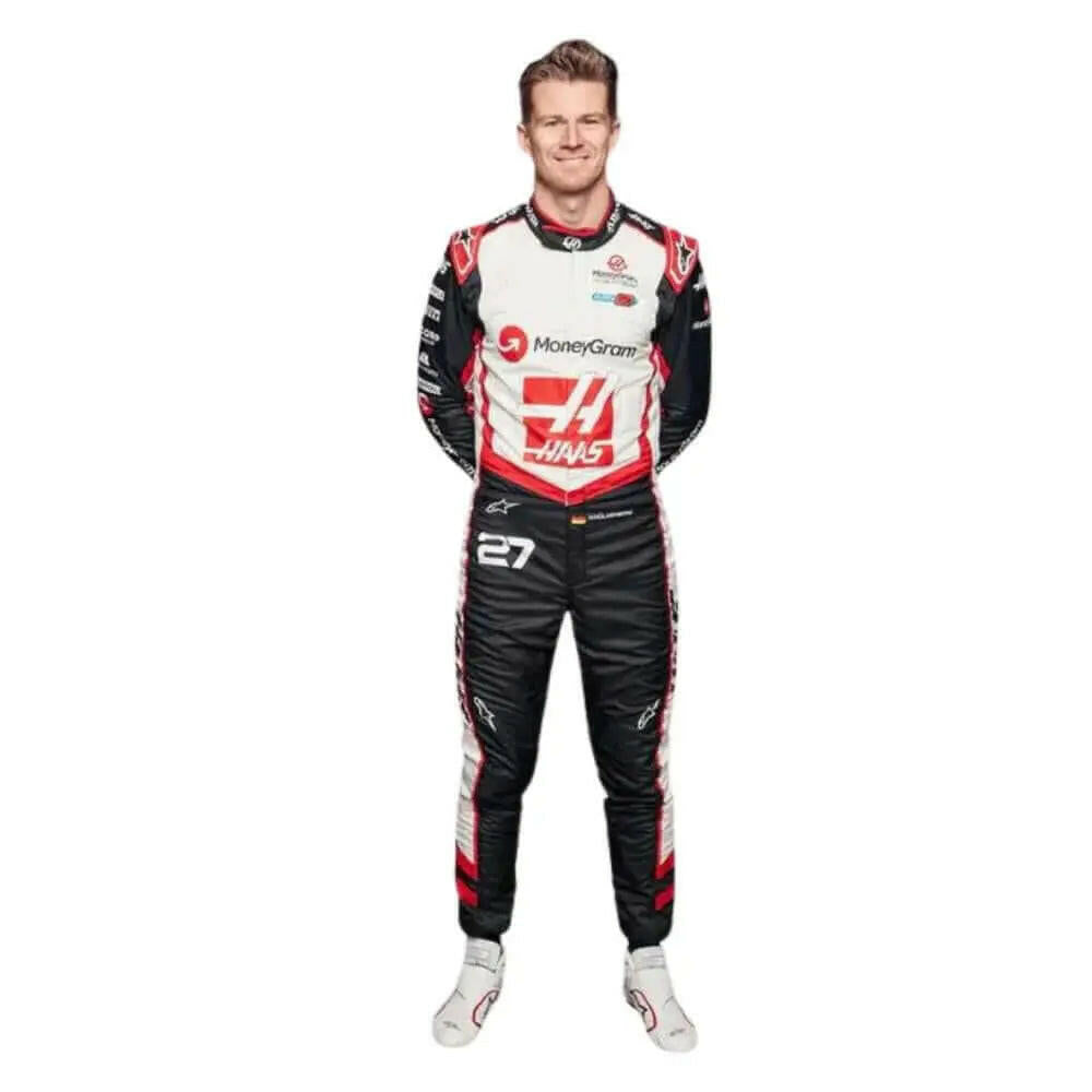 2024 Nico Hülkenberg Replica Race Suit | Haas F1 Team - Exracegear